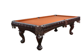 Kruger Ball & Claw Leg Pool Table