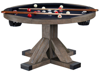 Sterling 3 in 1 Game Table With Bumper Pool - Rustic Series